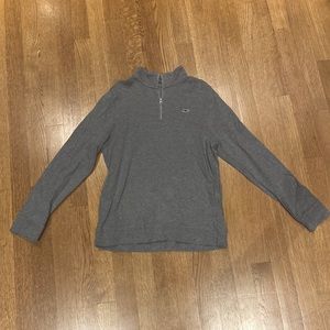 Grey Vineyard Vines quarter-zip jacket